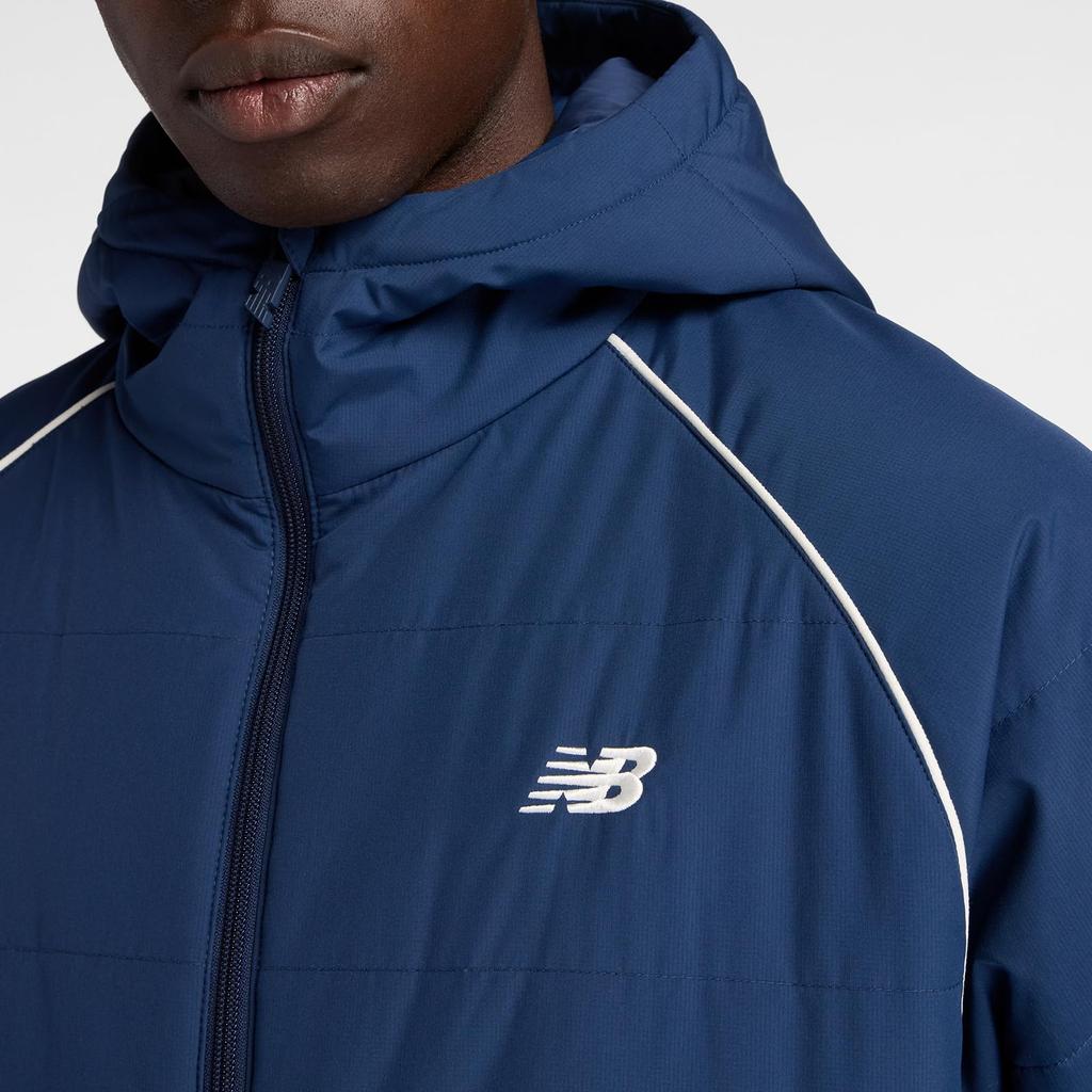 [NEW BALANCE] Men's Padded Short Coat Insulated Winter Jacket AMJ53172 (NB Navy Size L)