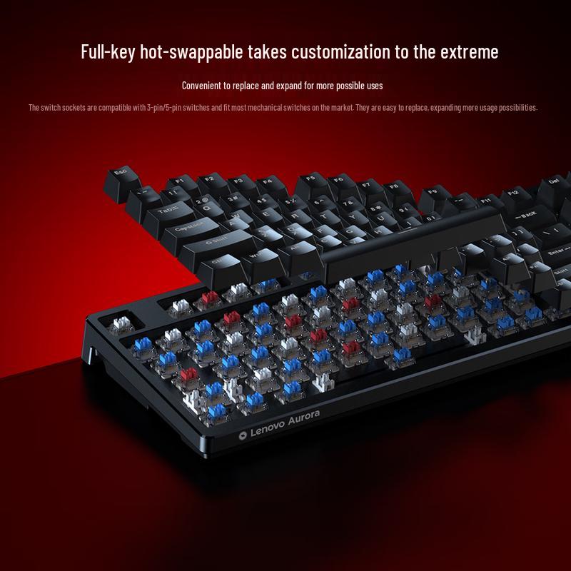 Lenovo GK10 Wired Hot-Swappable Mechanical Keyboard