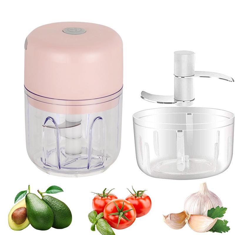 Kabelloser elektrischer Knoblauchhacker & Fleischwolf: Tragbarer, Multifunktions-Mixer für den Heimgebrauch