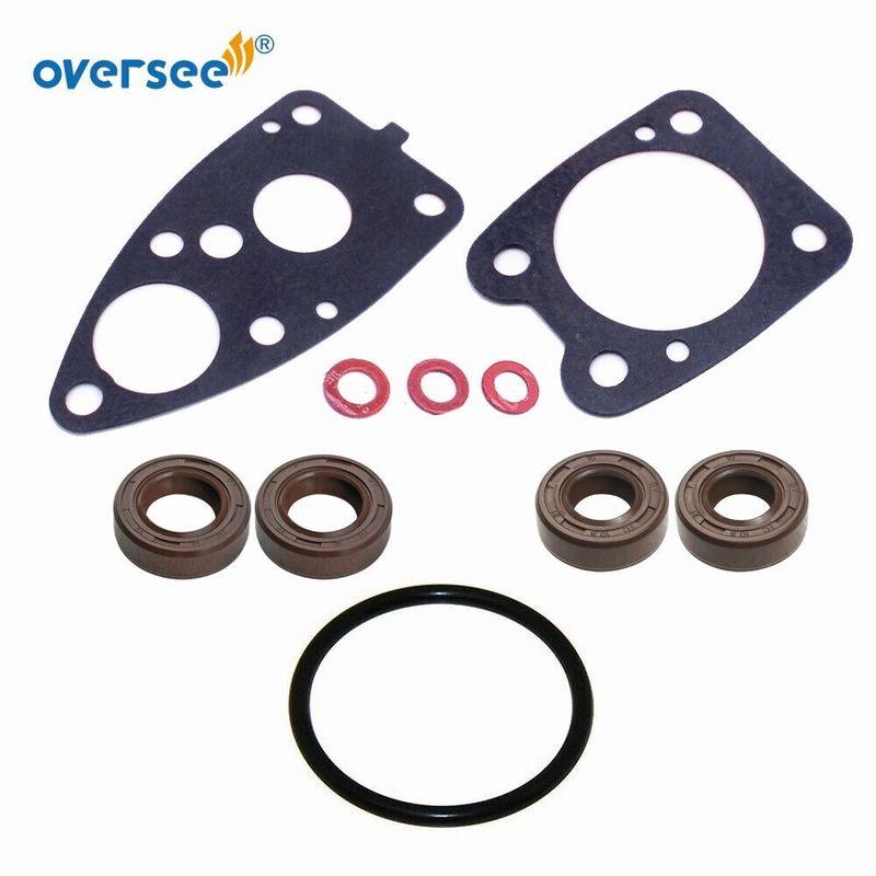 6E0-W0001-C1 Lower Unit Gasket Kit For Yamaha Outboard 2T 4HP 5HP 1984-1999