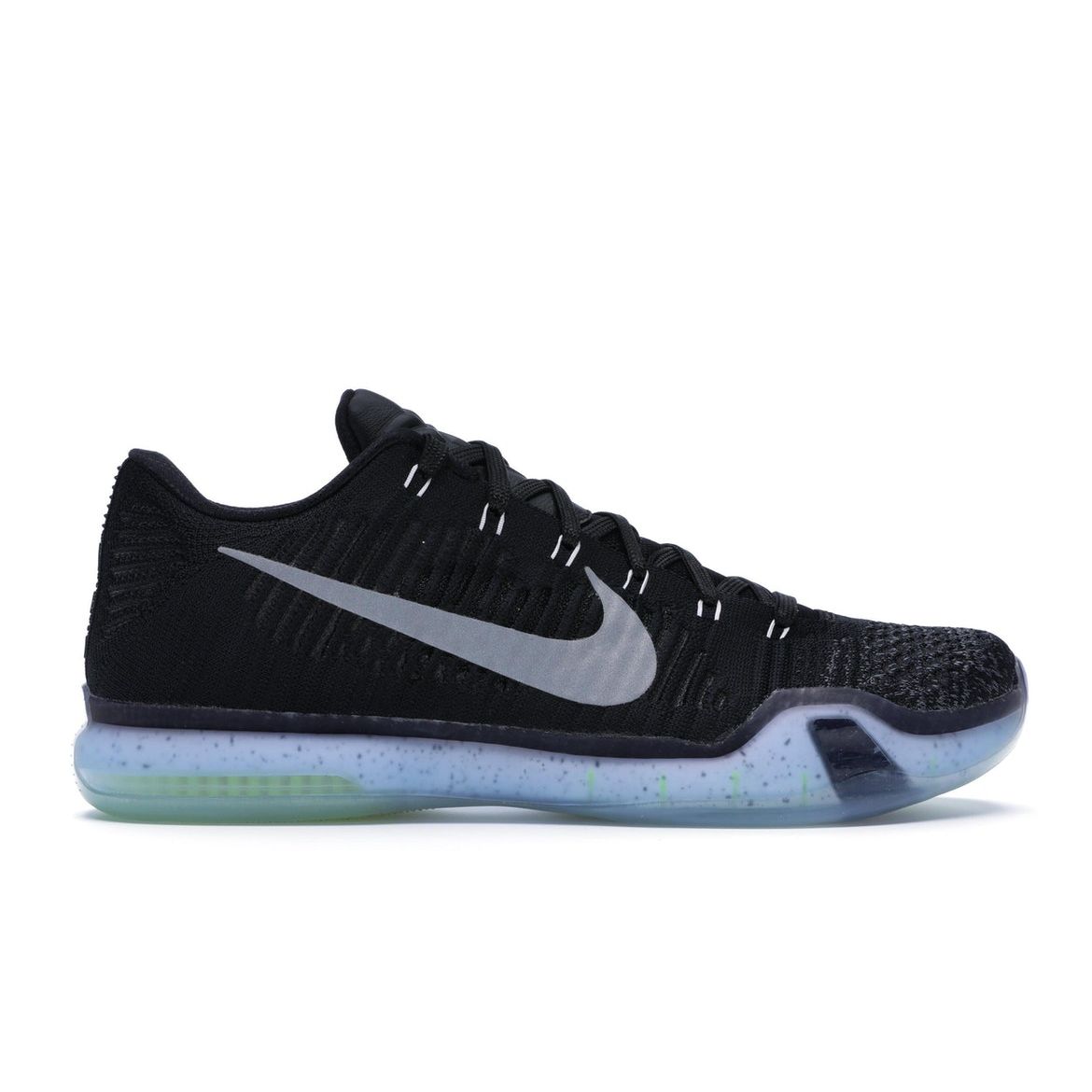 

Мужские кроссовки Nike Kobe 10 Elite Premium HTM Arrowhead Черный металлик-серебристый-темно-серый 805937-002