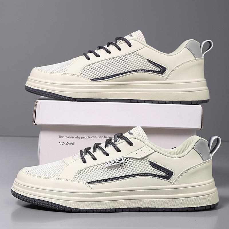 Men's shoes summer breathable outdoor new mesh thin hollow mesh shoes sports casual little white board shoes summer shoes