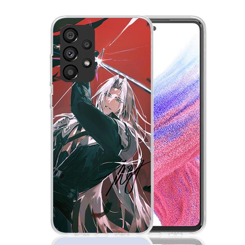 Anime FINAL FANTASY 7 BloodyBeni Phone Case For Samsung Galaxy A17 A16 A14 A15 A13 A57 A56 A54 A55 A53 A37 A36 A34 A35 A33 A26 A