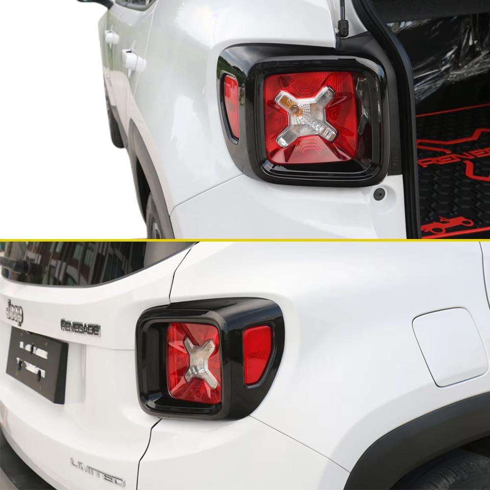 Tail Light Guard Cover Protection for Jeep Renegade 2016 2017 2018 Rear Light Trim Decoration Car Styling Exterior Accessories