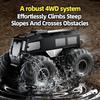 Q210 Amphibious Rc Car Dual Control 4WD Off-road Remote Control Waterproof Vehicle 2.4G Electric Climbing Crawler Toys for Kids