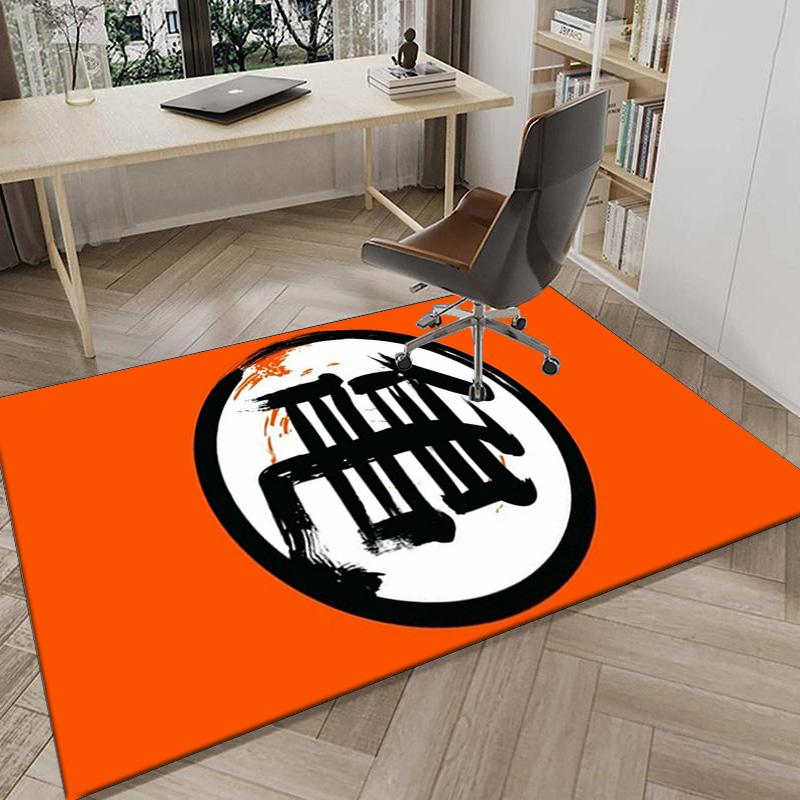 Goku Anime Carpet, Chair Rug,Rug for Office Bedroom Living Rooms, Doormat Decor Fan Gift Christmas Gift