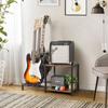 Durable, multi-purpose guitar stand with large storage capacity, suitable for acoustic guitar, ukulele, electric guitar, bass guitar, wind instruments
