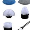 Electric Spin Scrubber Cordless Multifunction Retractable Handle Bathroom Tub Tile Shower Power Cleaning with 9 Brushes