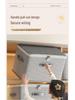 Large Capacity Foldable Fabric Storage Box for Clothes and Quilts
