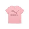 PUMA Set in Sleeve T Shirt Women's Pink 530005-14