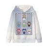 Labubu Printed Kids Long Sleeve Anime Boys Girls Hoodies Autumn Casual Clothes Thin Coat Children Cartoon Jackets Gifts