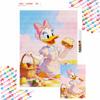 Daisy Duck Picnic Sandwich Diamond Painting Full Diamond Art Kit Handmade Diy Home Decoration Gift