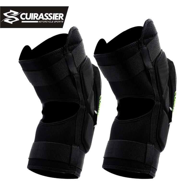 Motorcycle Knee Guards Off-Road ATV Dirt Bike Riding Protective Gear With Anti-Slip Silicone Strips