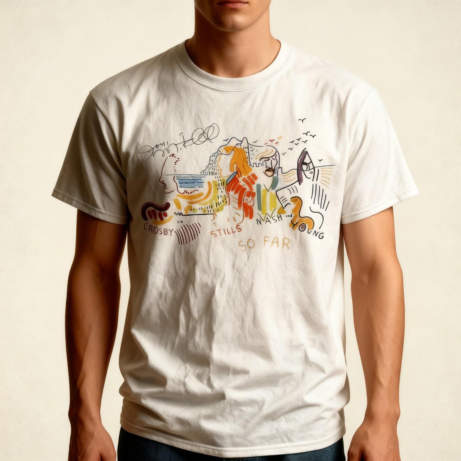 New Rare Joni Mitchell Cotton Unisex All sizes Shirt Unisex T-Shirt L