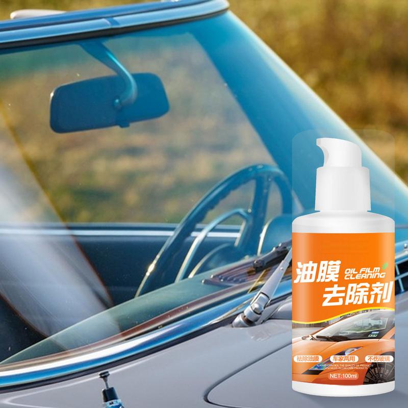 Olej do szyb samochodowych Środek do czyszczenia szyb samochodowych Środek do usuwania filmu olejowego z szyb samochodowych Krem do czyszczenia szyb samochodowych Środek do usuwania smug i plam wodnych Szyba samochodowa