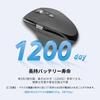 INFINMIND Wireless Bluetooth Mouse with DPI Fast OS Side Thumb Gray Mouse, Switching, Scrolling, Multi-Device & Compatible, Ergonomic, Silent,