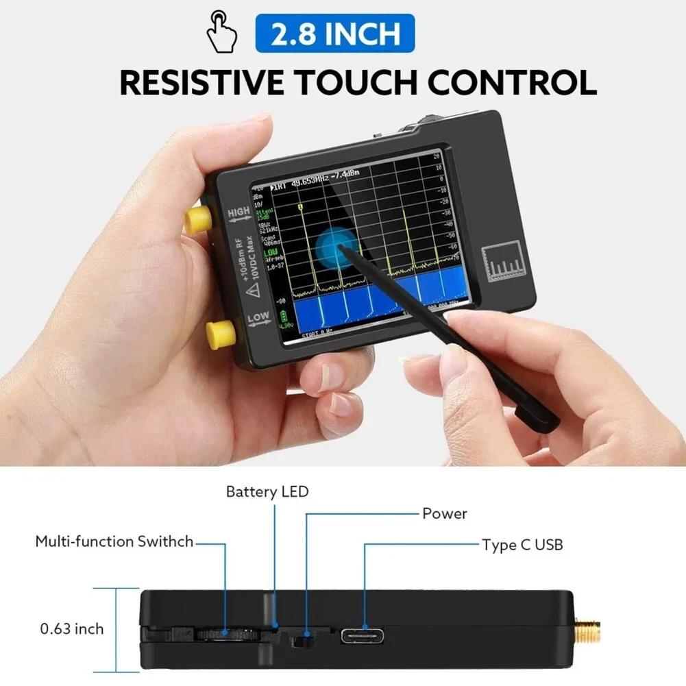 Spectrum Analyzer 100kHz-960MHz Portable Frequency Analyzer With 20cm For SMA RG174 RF Cables Equipment Accessories