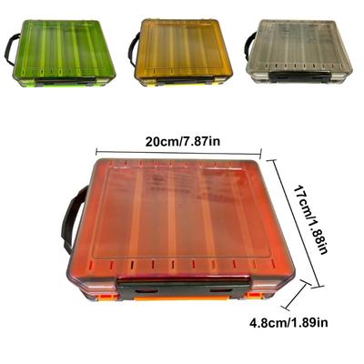 Köder Köder Haken Aufbewahrungskoffer Tackle Organizer Wasserdicht Klare Fächer Angelgerät Box Angelhaken Aufbewahrungsbox