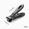 Ultra Sharp Nail Clipper Stainless Steel Wide Jaw Opening Anti Splash Toe Fingernail Trimmers Nail Cutter Manicure Pedicure Tool