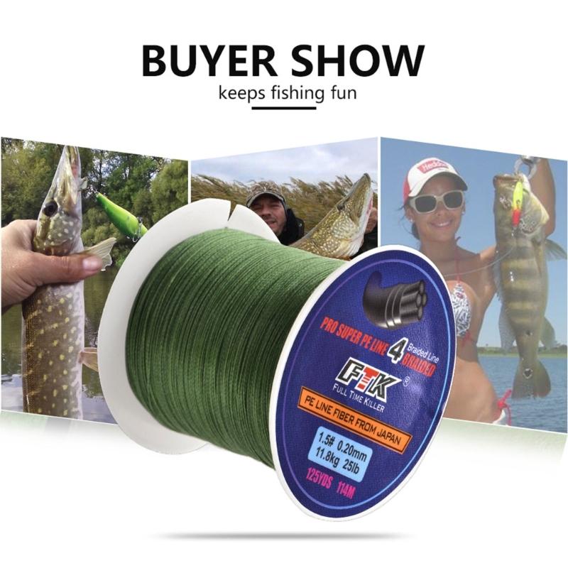 Smaller Diameter Braided Line 8lb-35lb Fast Water Cutting Fishing Line 4 Strands Braided Fishing Line Abrasion Resistant