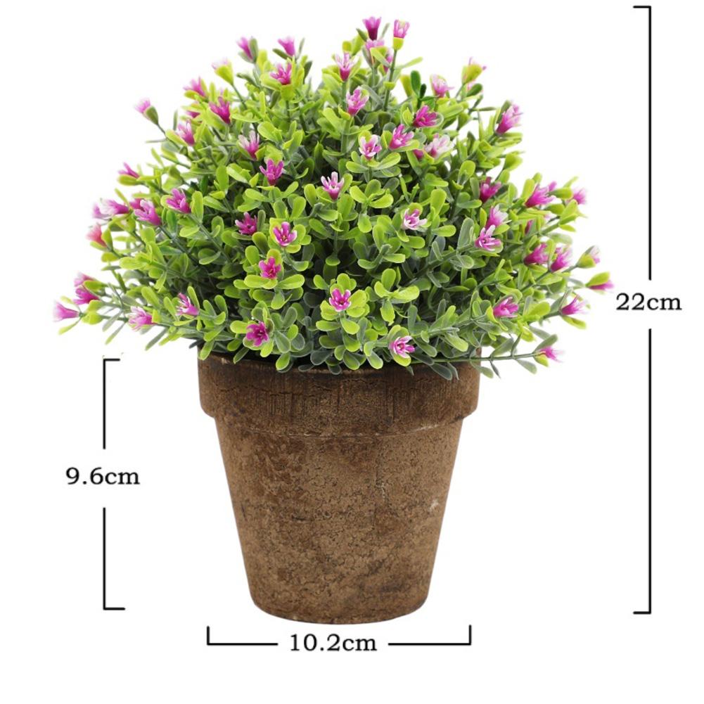 Artificial Potted Plants, Desktop Greenery, Bonsai Ornaments, Decorative Flowers Artificial For Home Garden Party Decor