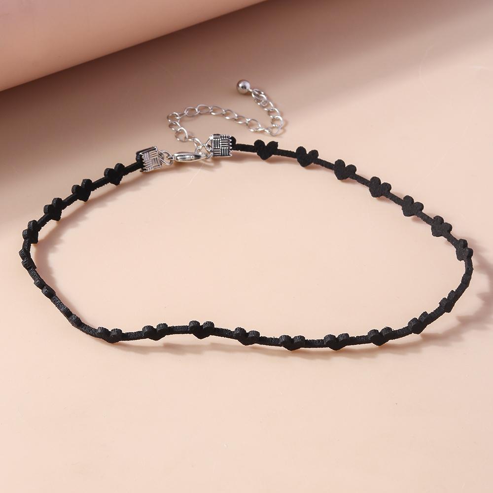 Gotische schwarze Spitze Halskette für Damen Boho Choker Halsketten Steampunk Club Party Schmuck Geschenke