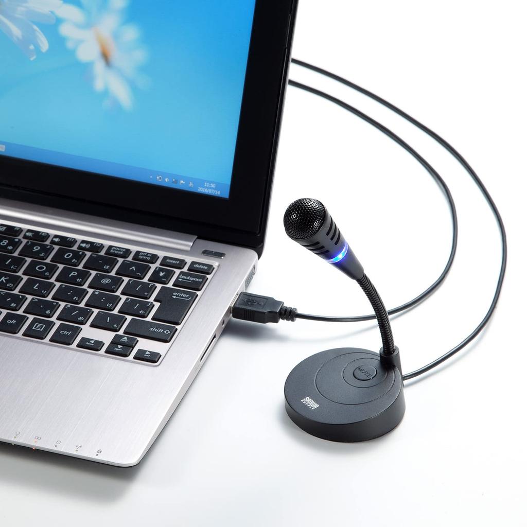 Sanwa Supply USB-Mikrofon MM-MCU03BKN