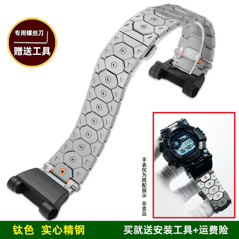 Ремешок из нержавеющей стали Для Casio G-SHOCK GWF-D1000B Frogman 6-го Поколения Модифицированный Металлический Браслет Мужские Часы Ремешок Аксессуары GWF-D1000 series
