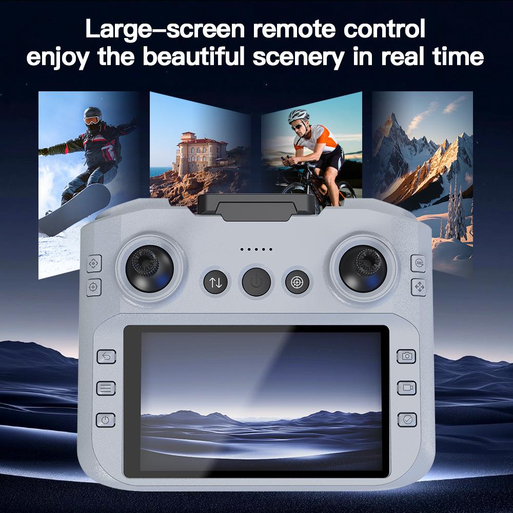 2026 NEW AE5 Drone 4K Professional 8K HD Camera Remote Control with Screen WIFI UAV Brushless Foldable Quadcopter Toy
