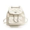 Schoolbag Women's Fragrant Backpack 1011 New Korean Fashion Premium Rhombus Backpack Casual Commuter Versatile Shoulder Bag