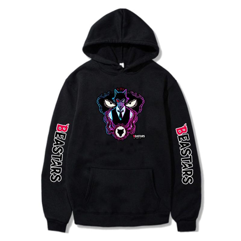 BEASTARS Autumn/Winter Cotton Pullover Hoodie - Casual Plus Size Streetwear