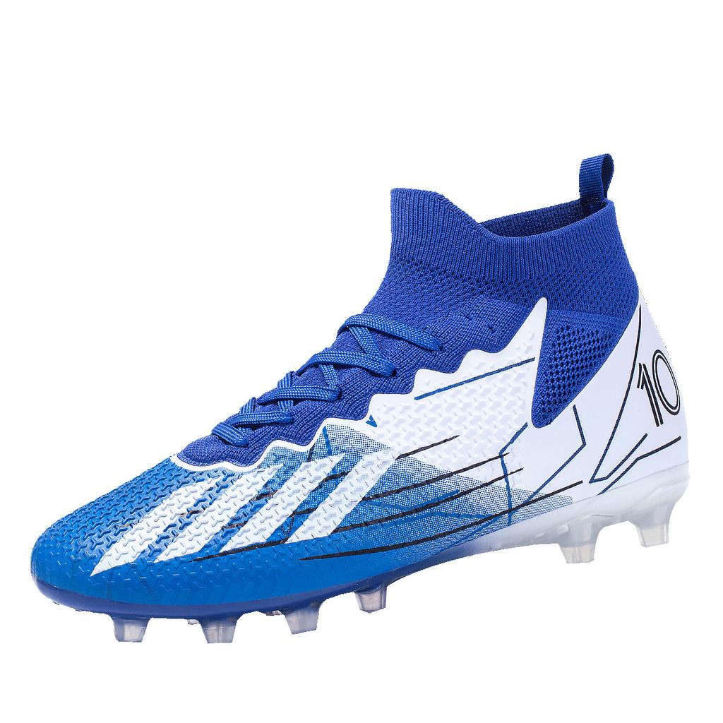 New high-top football shoes, men's and women's broken nails and long nails, student adult grass training shoes