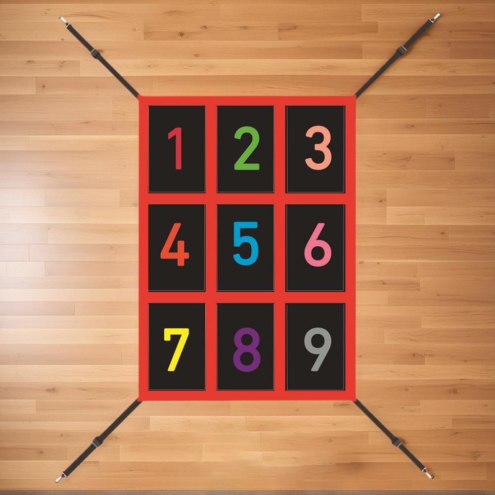 9-Sektoren-Nummeriertes Strike-Zone-Ziel (Kein Netz) Verstellbares Schlagziel Trainingshilfen für Pitcher-Genauigkeit für Baseball & Softball