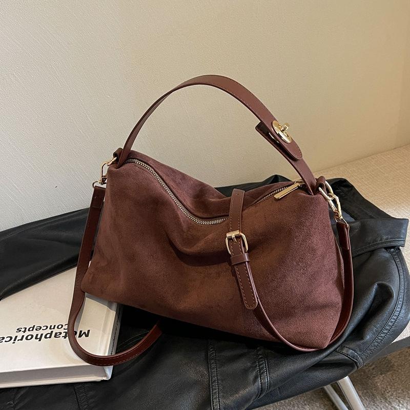 suede fabric Women’s Handbag Fashi Trend Shoulder Bag For Women High Capacity Women’s Messenger Bag 2026