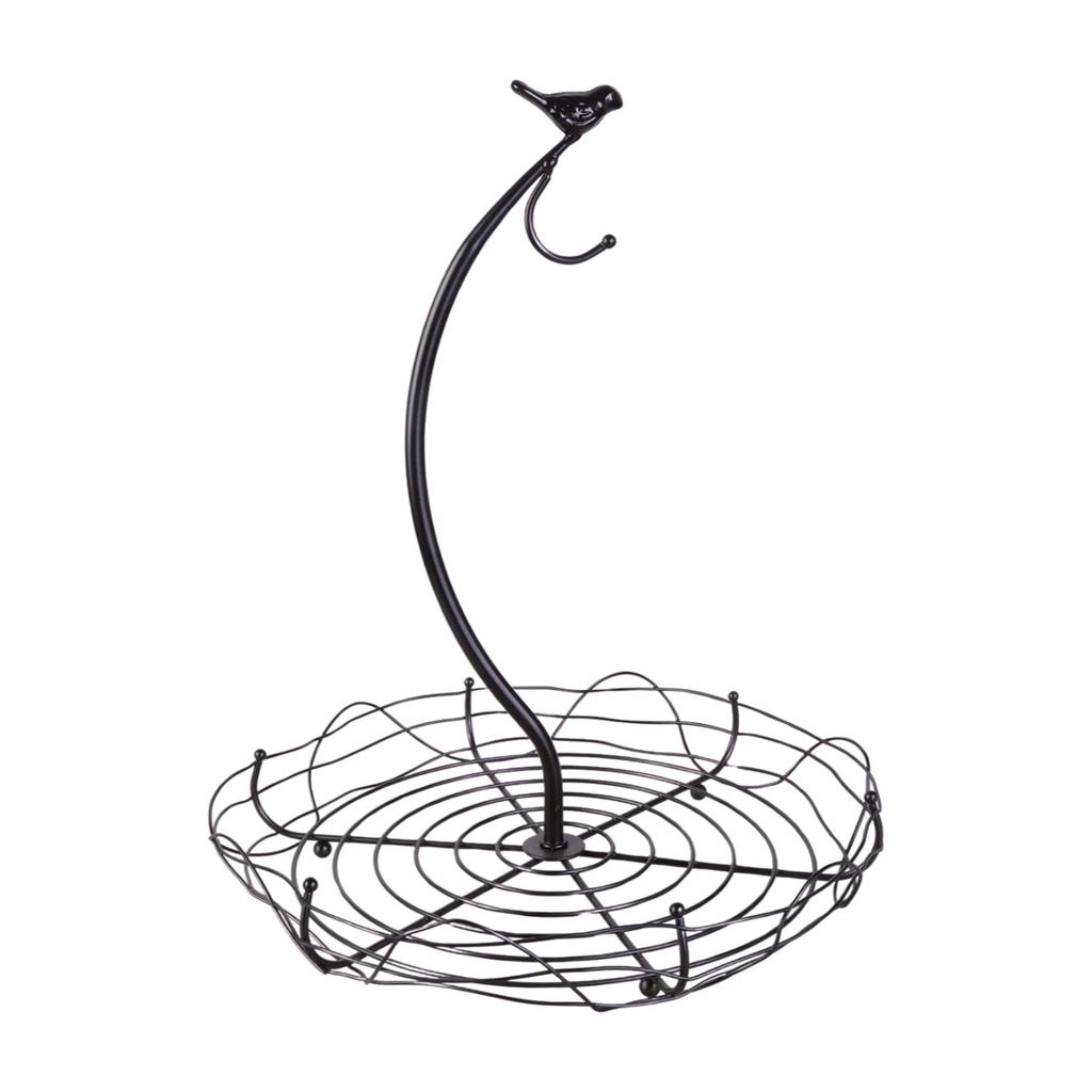 Modern Countertop Fruit Basket Bowl Decorative Metal Fruit Basket Organizers For Kitchen And Dining Room Arrangement