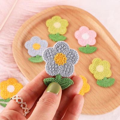 DIY Embroidery Flower Patch Kit: Brooch, Jewelry, Hair & Clothes