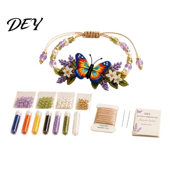 Creative Craft Kits for Adults DIY Beaded Bracelet Making Kit, Beginner-Friendly Animal Bead Kit Beadwork Jewelry Crafting Set Adults, Lovers
