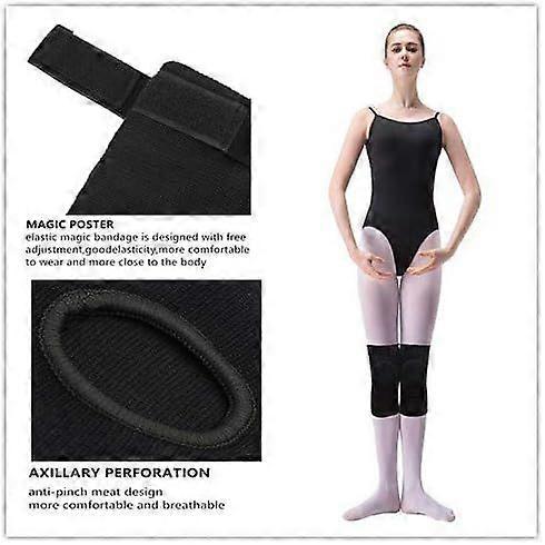 SeraphinaT Protective Knee Pads for Dancers Soft Knee Thick Sponge Anti-Slip
