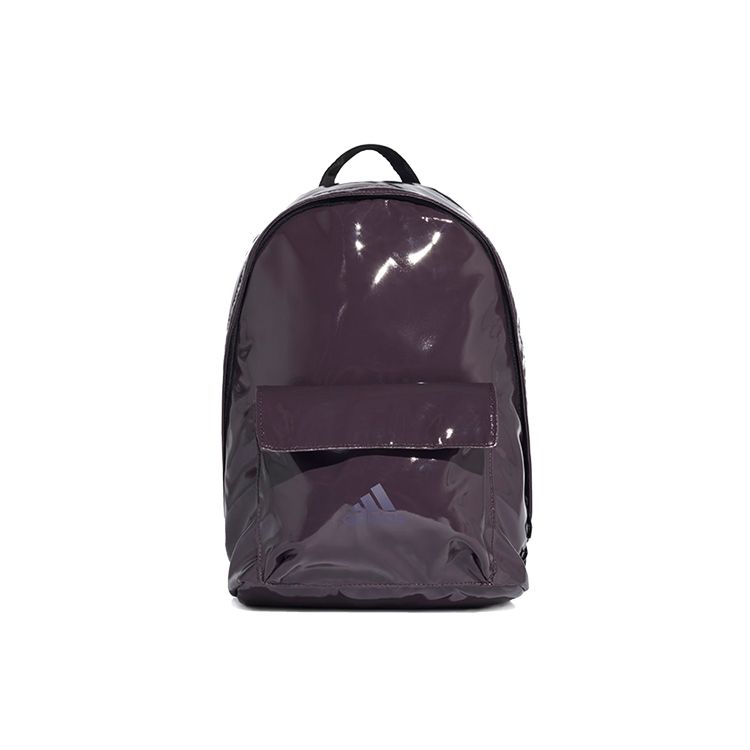 Adidas Classic Glossy Effect Polyester Backpack Unisex Backpack Purple FS2944 Purple