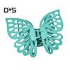Large Hair Claw with Strong Grip Double-Layered Butterflies Shape Hair Clip Anti-slip Teeth Ponytail Clip Back Head Hair Claw