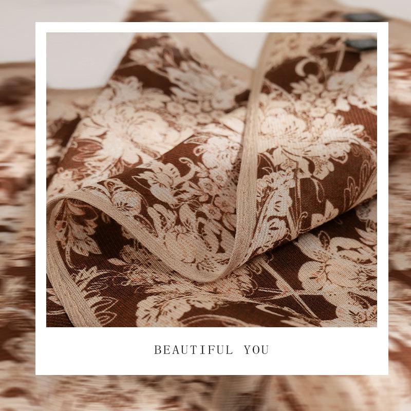 100% Naturseide Schal Damen Schals Stola Hijab Bandana Halstuch Pashmina Hohe Qualität Halstuch Foulard Weiblich Echarpe