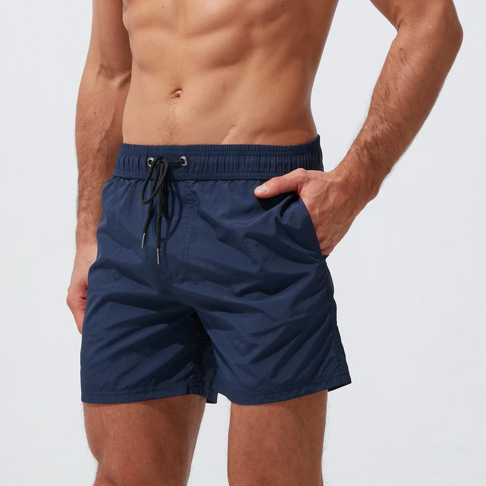 

(Отличный дом)Мужские дышащие плавки больших размеров, брюки с карманами, купальники, пляжные шорты, тонкая одежда XS тёмно-синий