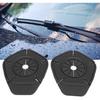 Universal 2 Piece Silicone Car Wiper Hole Protector Covers - Windshield Wiper Arm Under Guard - Fit for All Cars