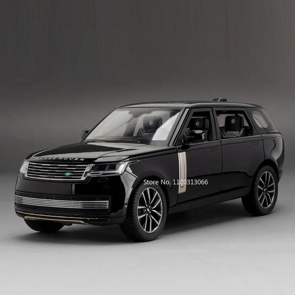 1:24 Range Rover SV 2025 Tank 500 Alloy Cars Models Diecast Toys with Light Sound Off-road Pull Back Vehicles Table Ornament