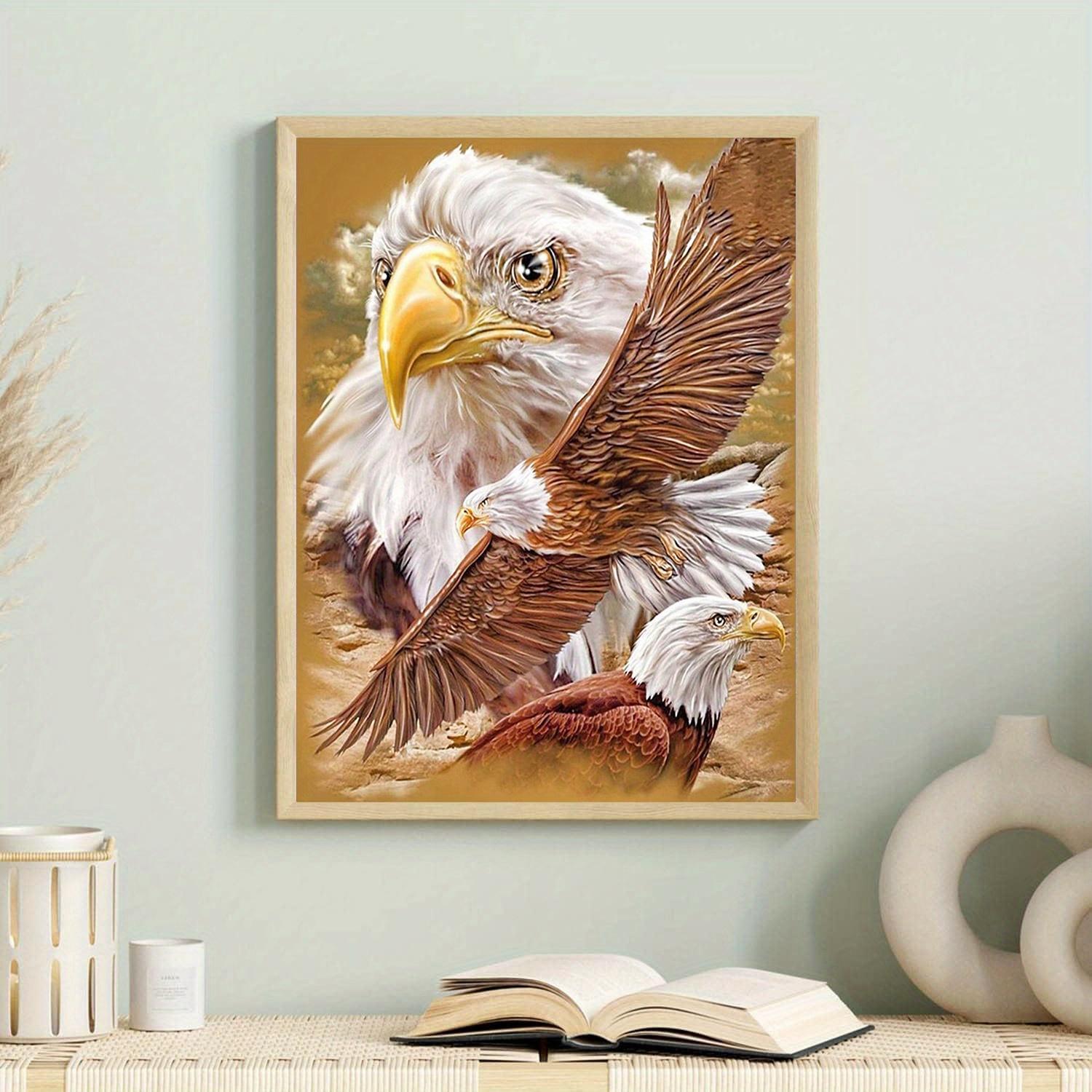 

DIY алмазная живопись Ястреб-тетеревятник набор для вышивки крестом мозаика искусство алмазная живопись полный круг/квадратный алмаз украшение дома