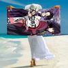 Japanese artist Koyoharu Gotouge's Demon Slayer beach towel, outdoor camping vacation swimming beach towel, outdoor absorbent bath towel blanket K6