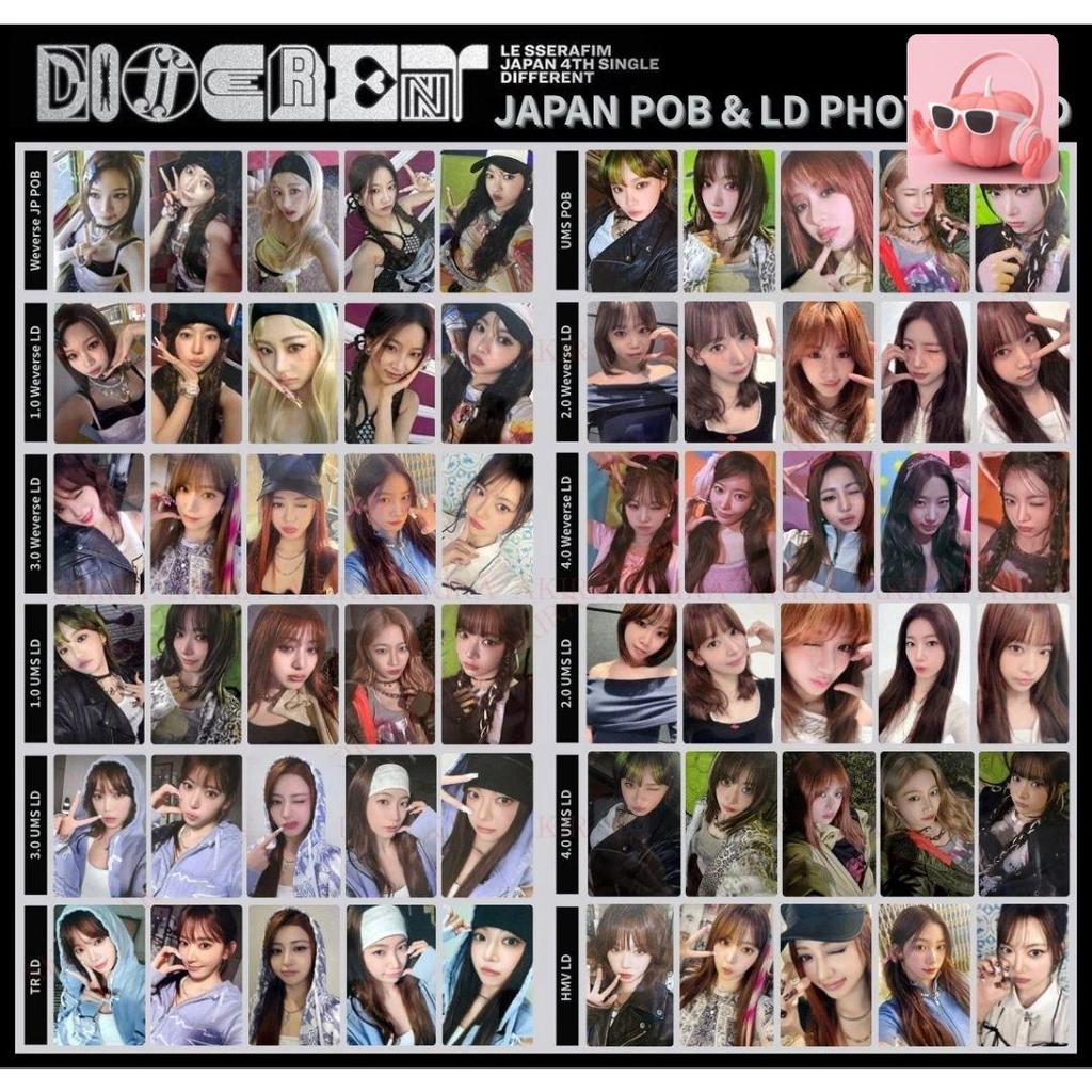 LE SSERAFIM JAPAN 4th SINGLE DIFFERENT JAPAN POB LUCKY DRAW PHOTO CARD