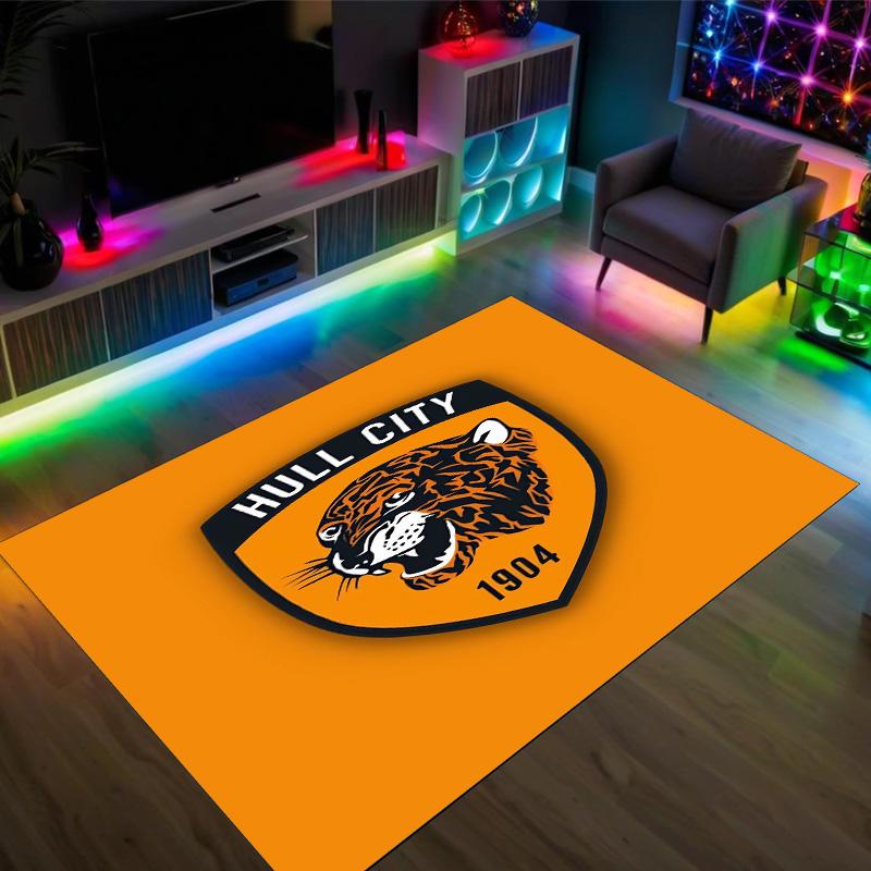Tappeto in velluto di cristallo Design Hull FC Accogliente Non?Tappeto Stampato Antiscivolo per Camera da Letto Soggiorno Ingresso