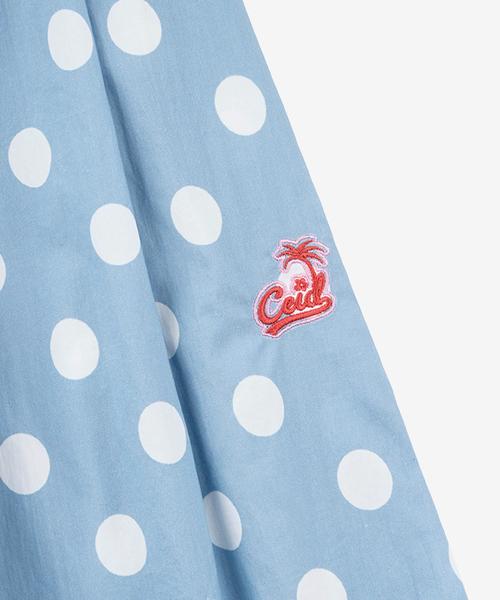 Seideu [W] Luftige Punkt-Culotte-Hose