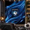 Wandbehang Tapisserie Atalanta FC Druckstoff für Wohnzimmer Schlafzimmer Heimdekoration